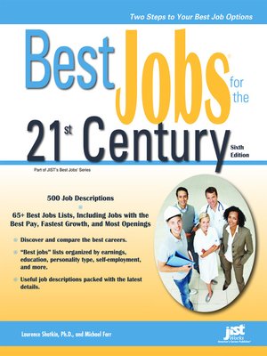 cover image of Best Jobs for the 21st Century